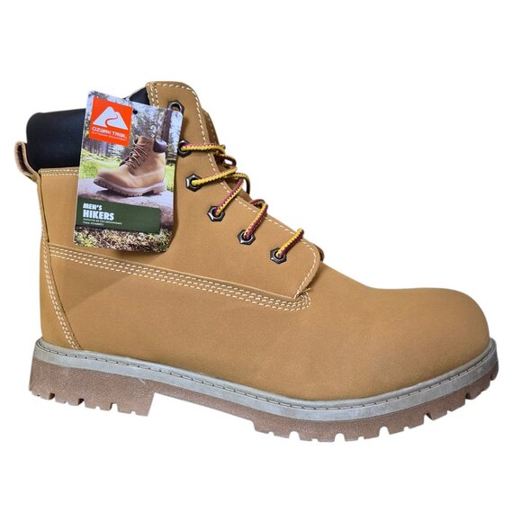 NWT Ozark Trail Men's Troy Lace-Up Hiking Hunting Work Boots Wheat Size 11.5 - Picture 3 of 10